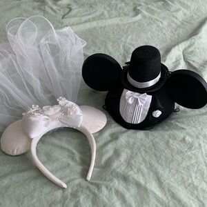 Bride & Groom Disney Ears Set